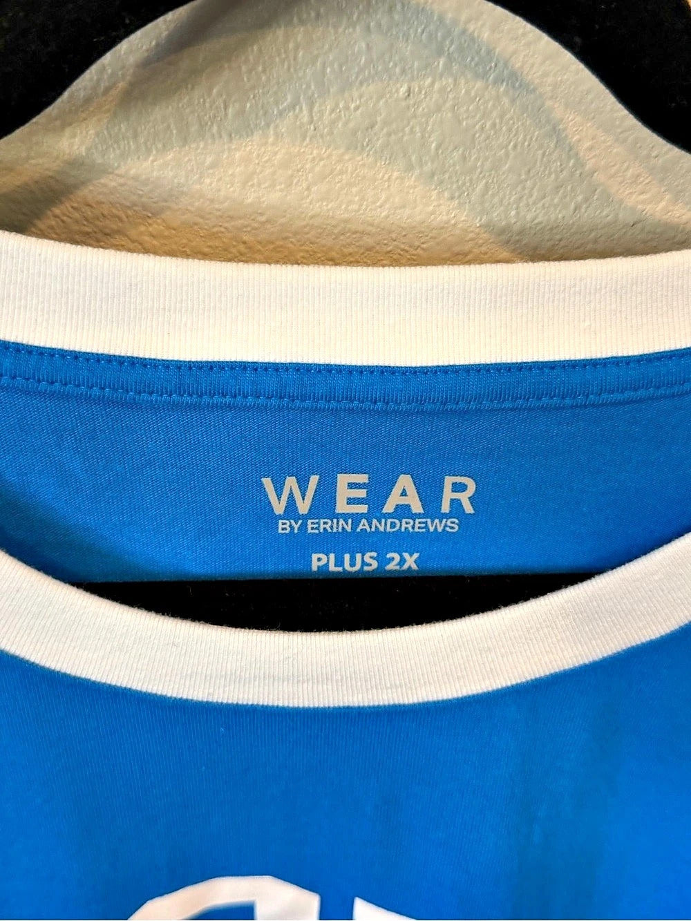 Detroit Lions Long Sleeve Tee - Women's Plus 2X