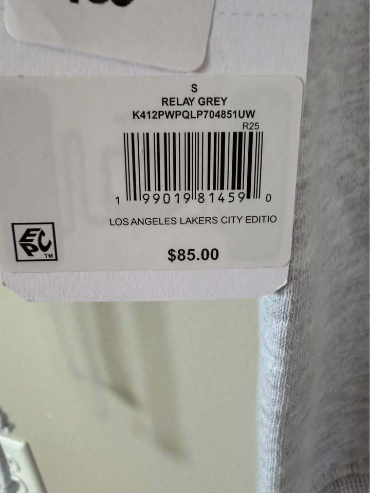 Los Angeles Lakers Cropped Hoodie - Women’s Small