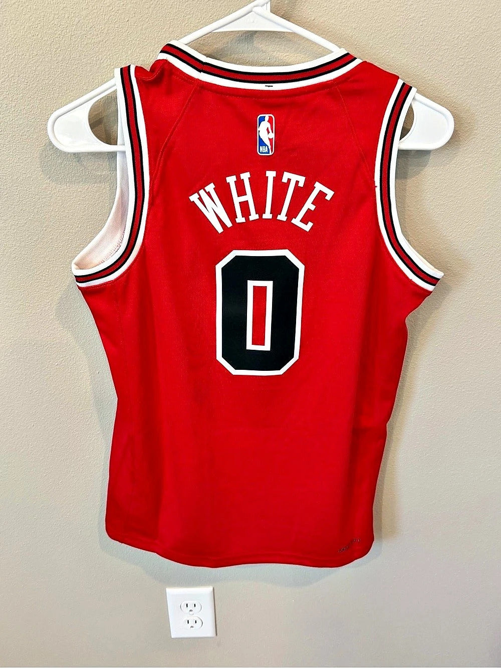 Coby White #0 - Chicago Bulls - Youth Medium