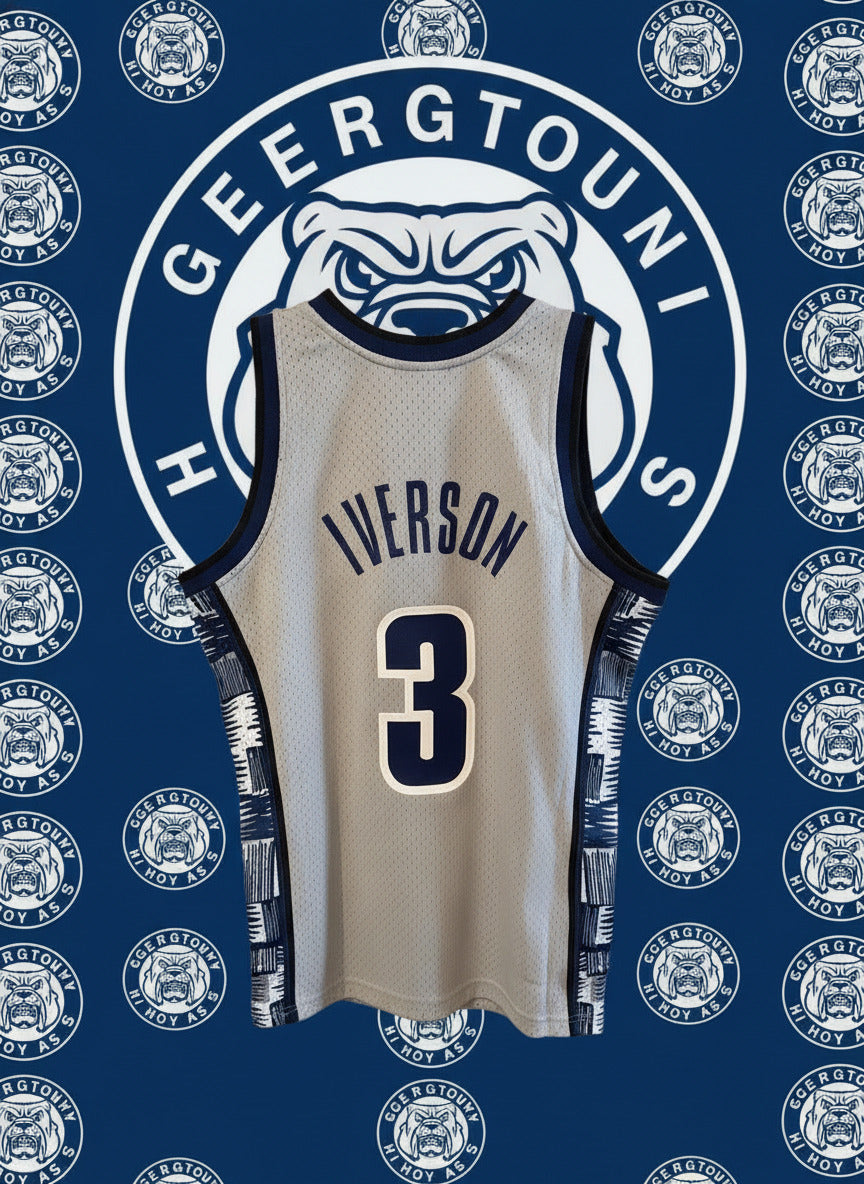 Allen Iverson #3 - Georgetown Hoyas - Swingman - Men's Med - PRICE DROP!
