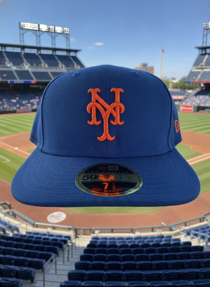 New York Mets - Fitted Low Profile Hat - 7 1/2