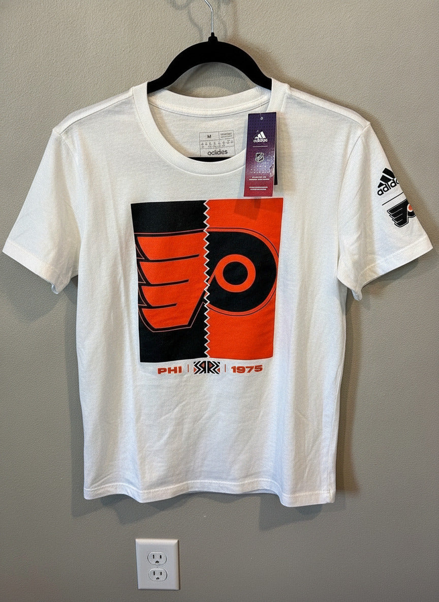 Philadelphia Flyers NHL Authentic Pro T-Shirt White Youth Medium (10/12)