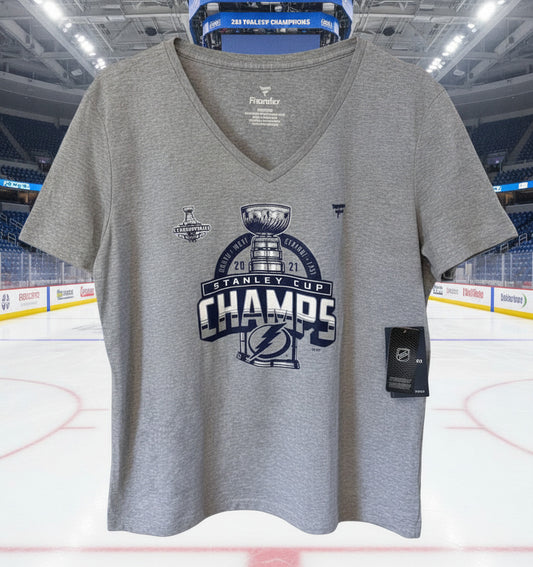 Tampa Bay Lightning - 2021 Stanley Cup Champions - Women's T-Shirt-3XL