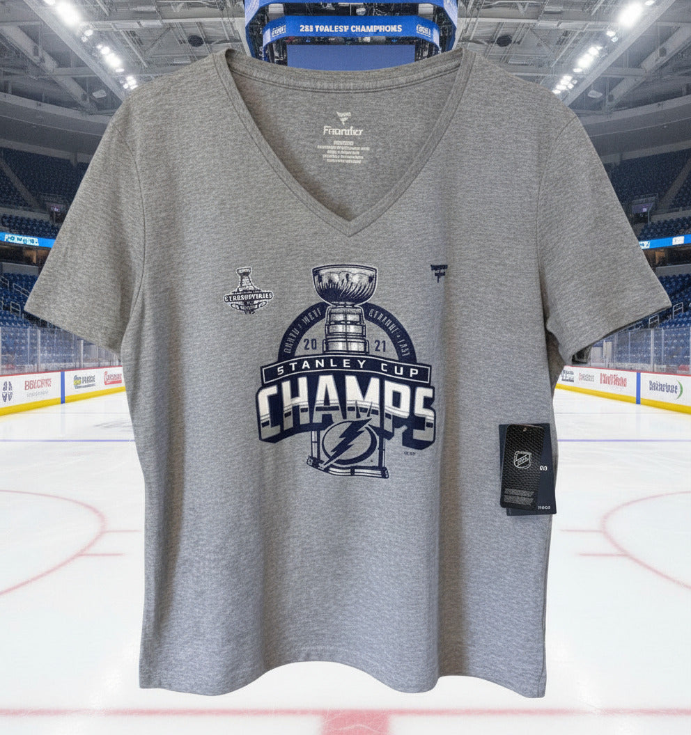 Tampa Bay Lightning - 2021 Stanley Cup Champions - Women's T-Shirt-3XL