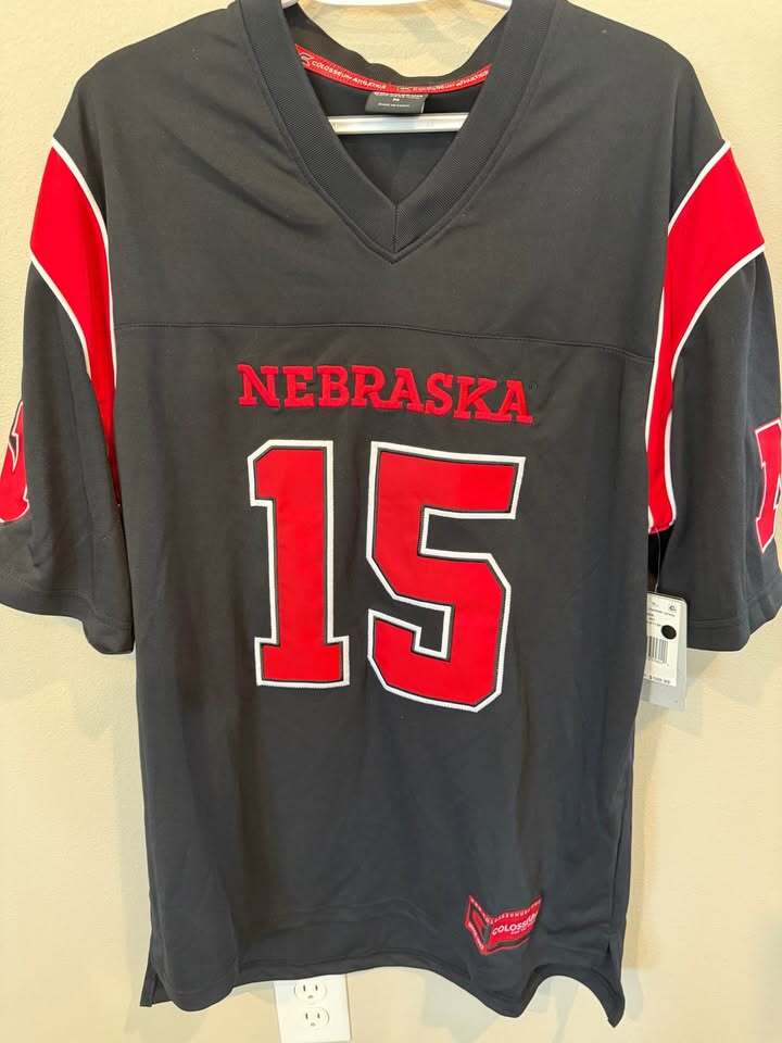 Nebraska - Cornhuskers- Raiola #15 - Men's Medium