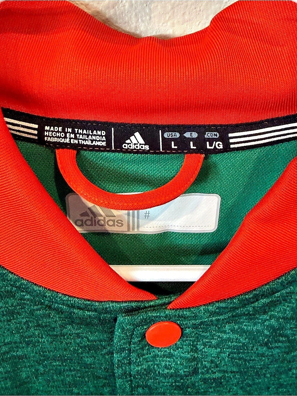 University of Miami jacket Miami Green & Orange - Men's Size Large
