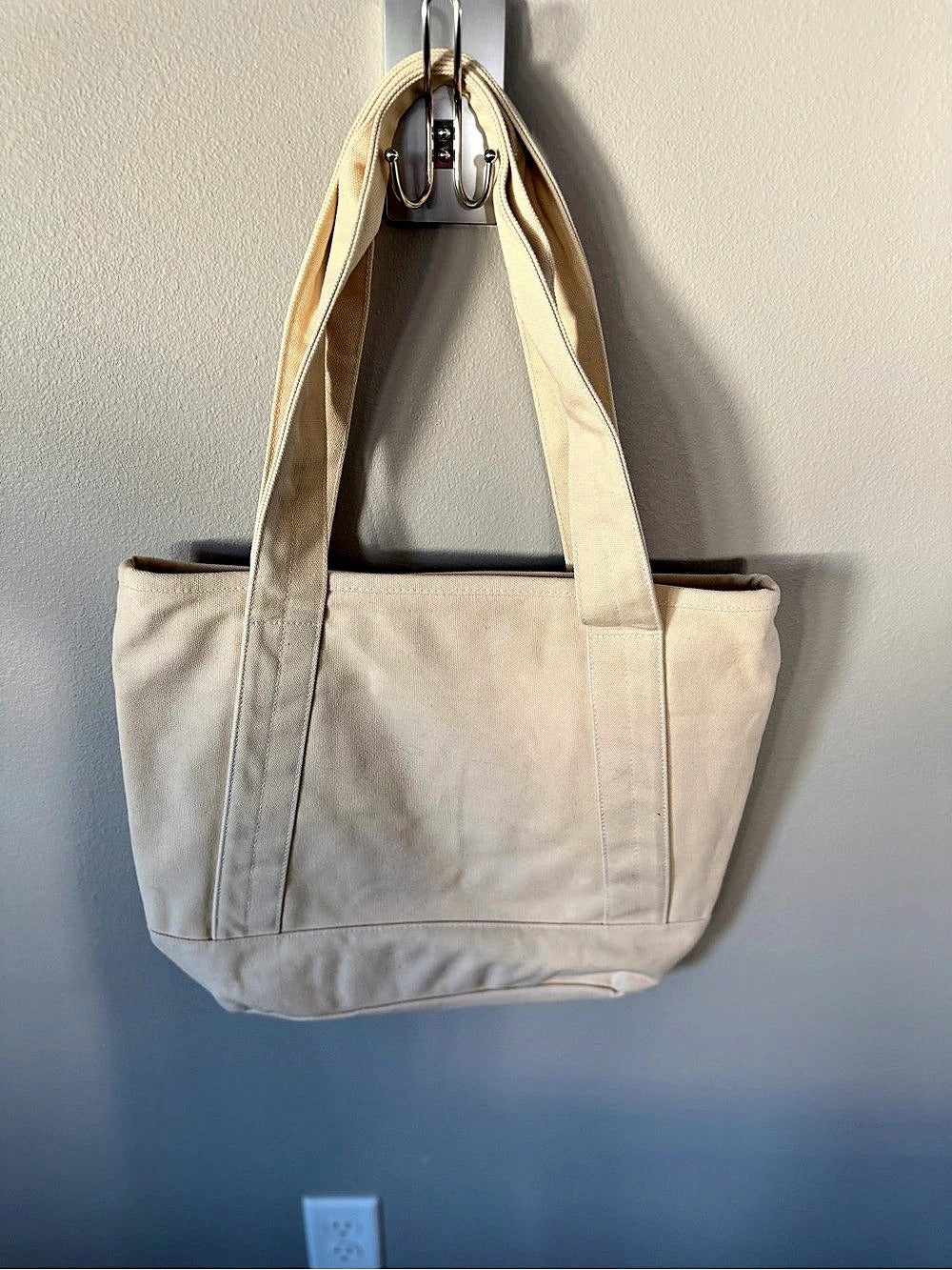 Air Jordan Canvas Tote Graphic Canvas Tote Cream  - NWT