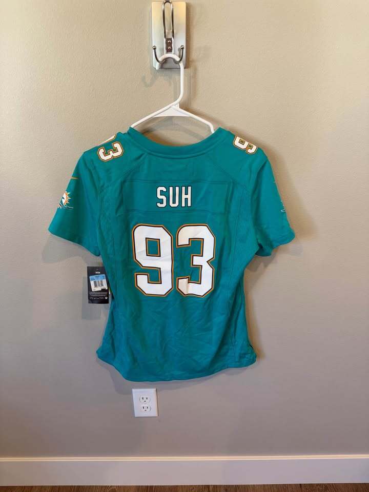 Miami Dolphins Ndamukong Suh #93 Jersey - Women’s Medium