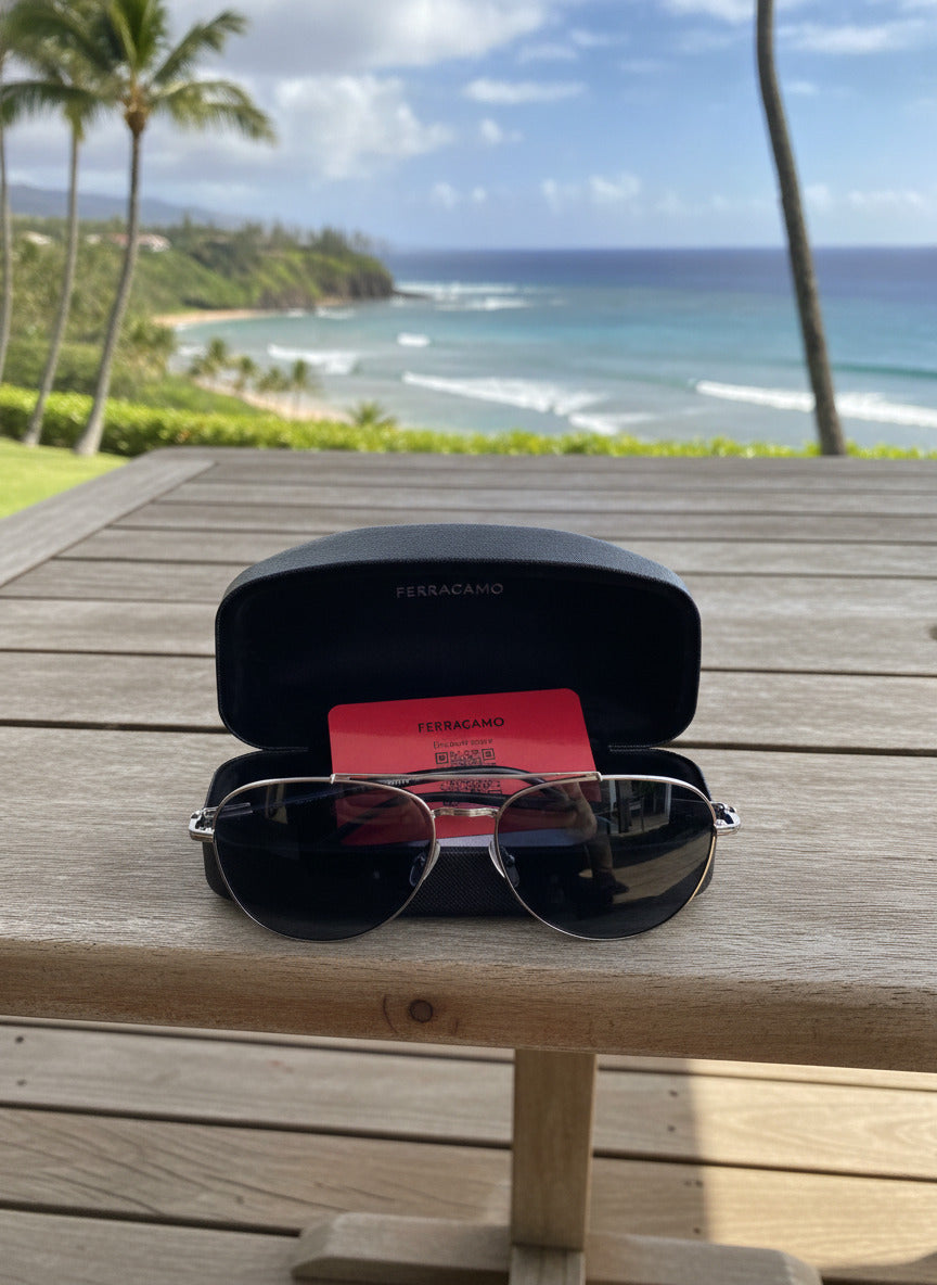 Ferragamo SF316S Aviator Sunglasses - PRICE DROP
