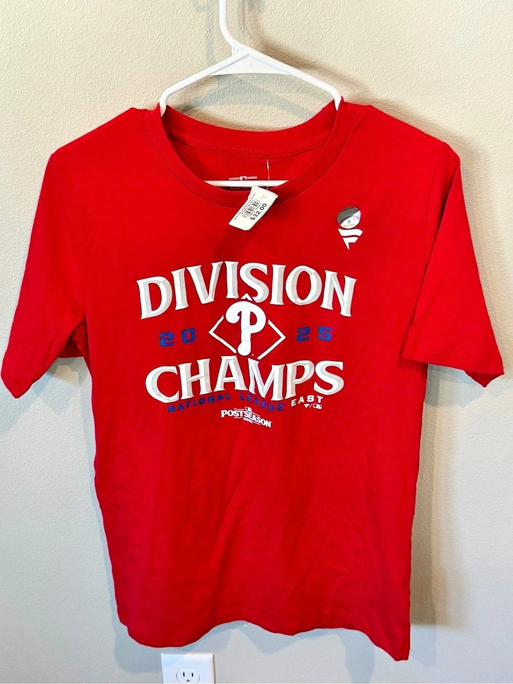 Phillies MLB Division Champions Graphic Tee - Men's X/Women's 2XL