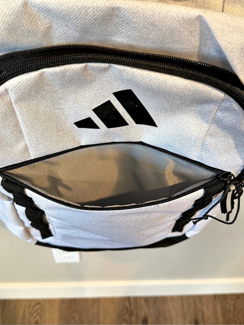 UNISEX NWOT. adidas Excel 6 Backpack White & Black