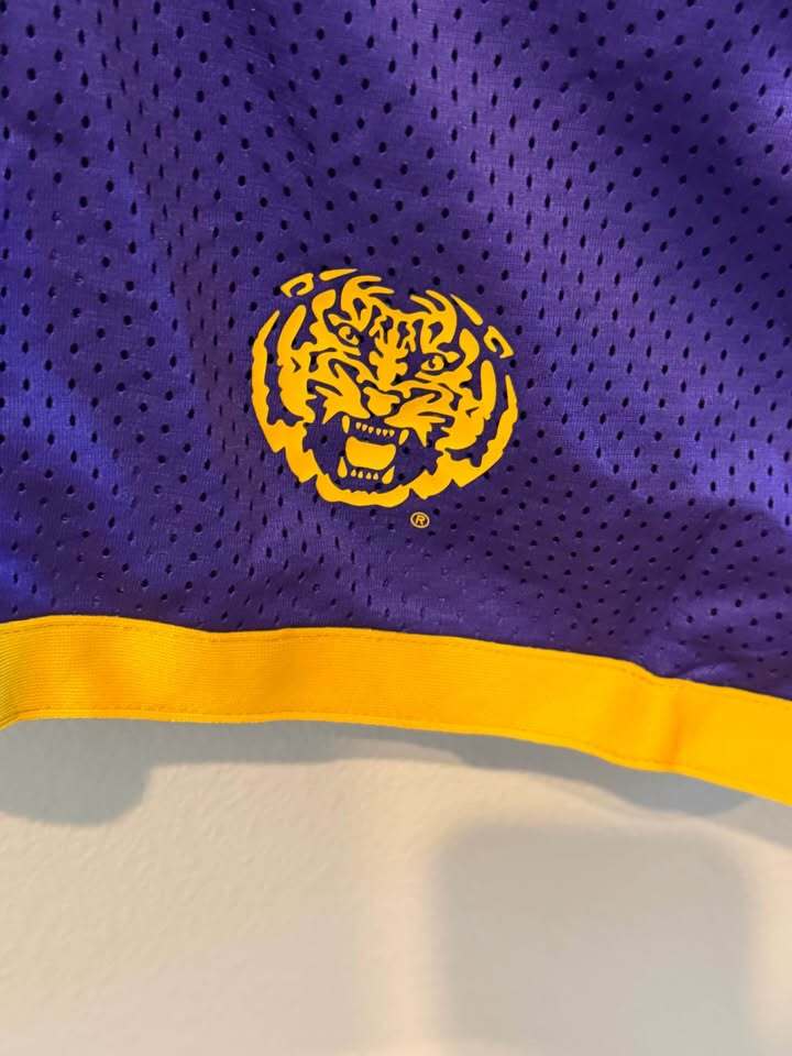 LSU Tigers Basketball Shorts - Men's Small - Loose Fit