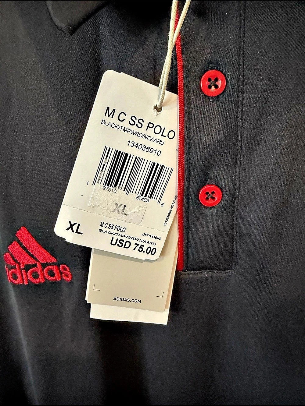 Rutgers Polo Black - Men’s X-Large