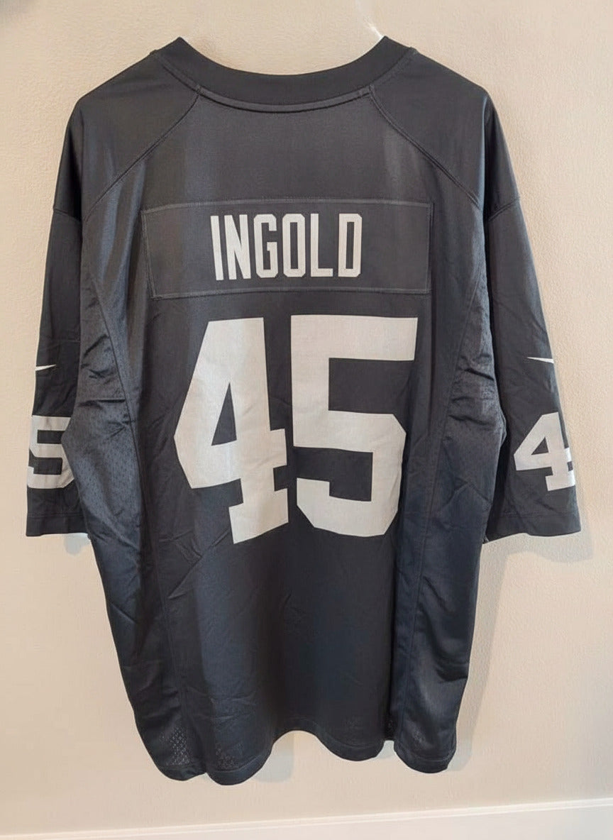 Las Vegas Raiders Alec Ingold #45 - Men's 3XL NWOT