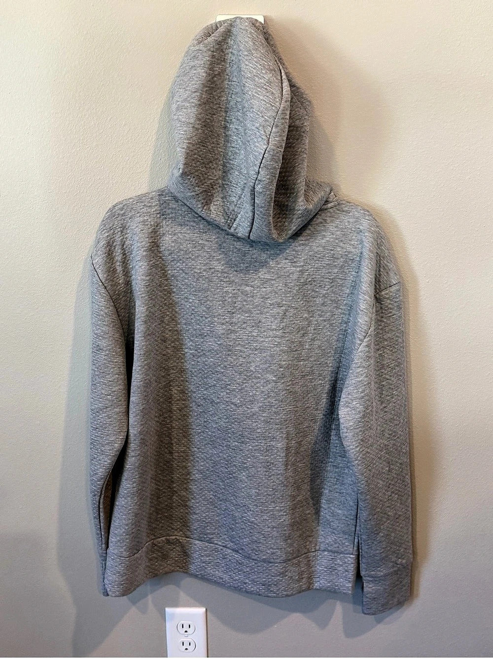 Seattle Seahawks Textured Knit Pullover Hoodie Gray - Women Medium