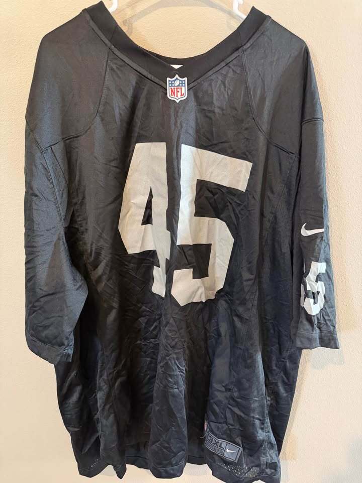 Las Vegas Raiders Alec Ingold #45 - Men's 3XL NWOT