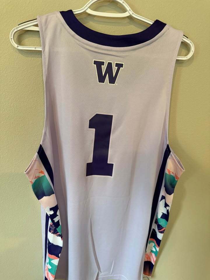Washington Huskies Basketball Jersey - Adult L