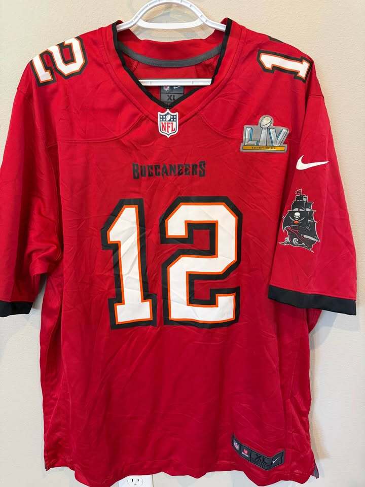 Tom Brady #12 - Tampa Bay Buccaneers Super Bowl LV Jersey Size XL