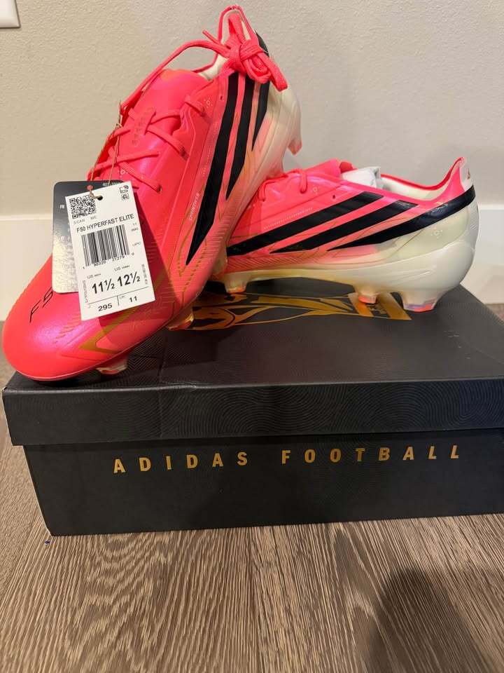 F50 Hyperfast Elite FG Soccer Cleats - Size 11.5