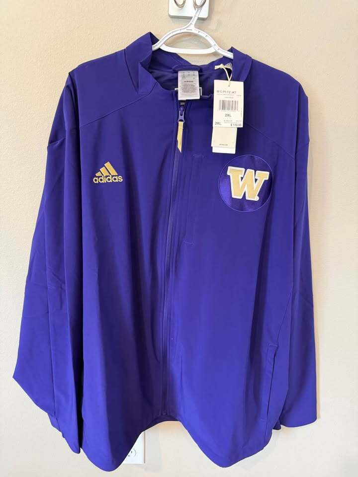 University of Washington Huskies Full-Zip Jacket - Men's 2XL