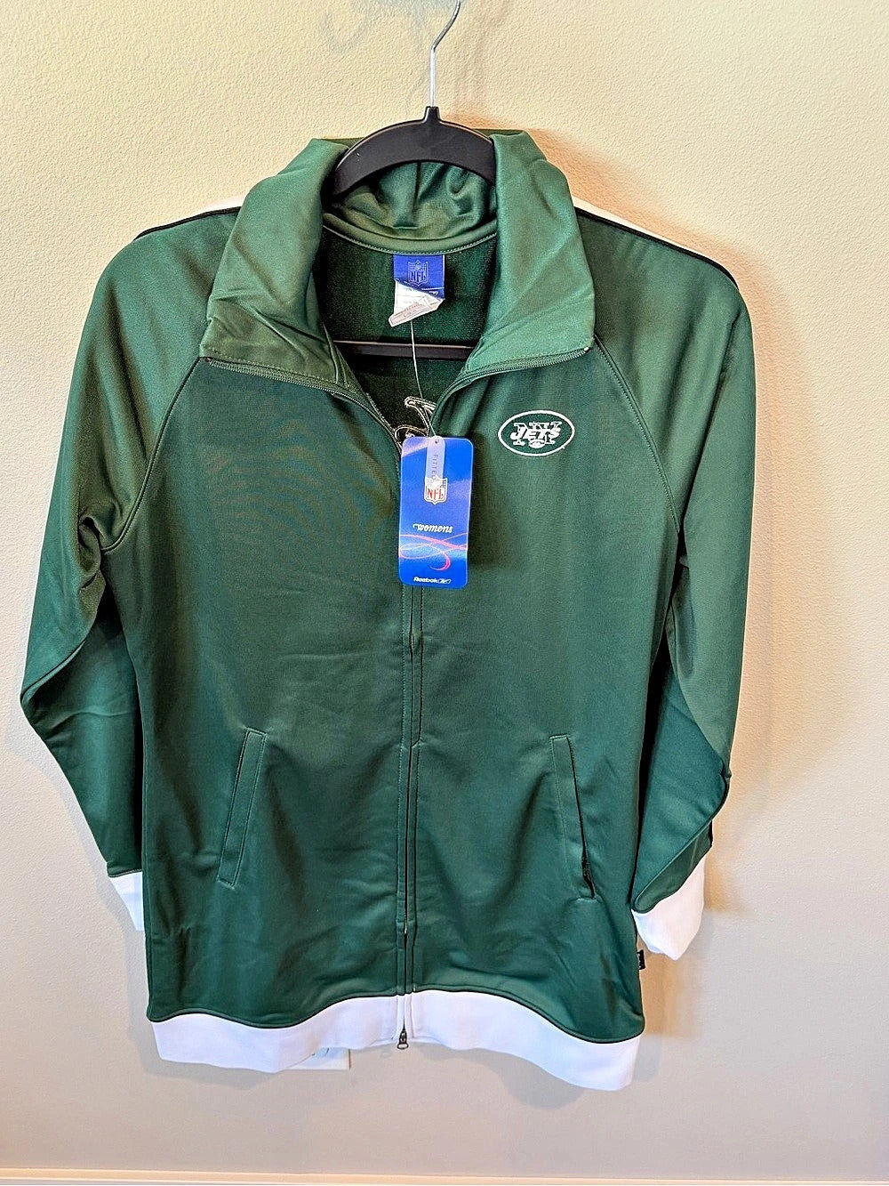 NFL New York Jets - Women's Full Zip Track Jacket - Women's Large