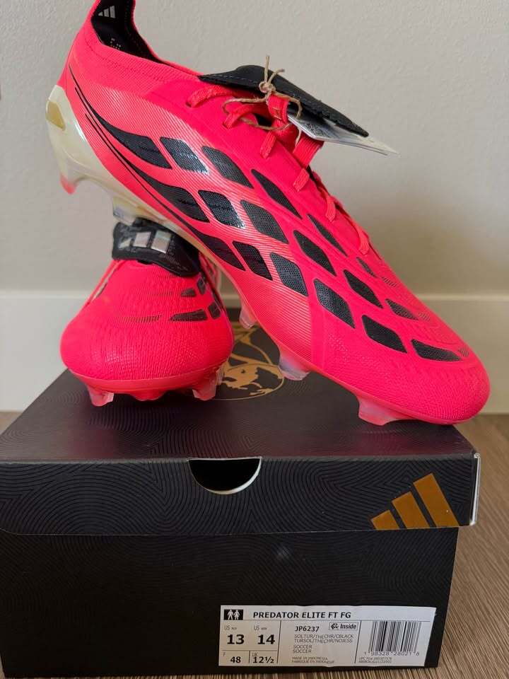 Adidas Predator Elite FT FG Soccer Cleats - Men's 13