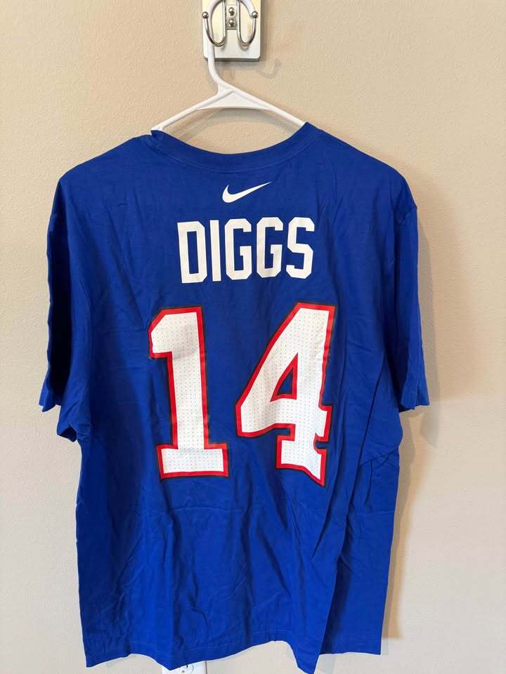 Nike Buffalo Bills Stefon Diggs #14 T-Shirt- Men's XL