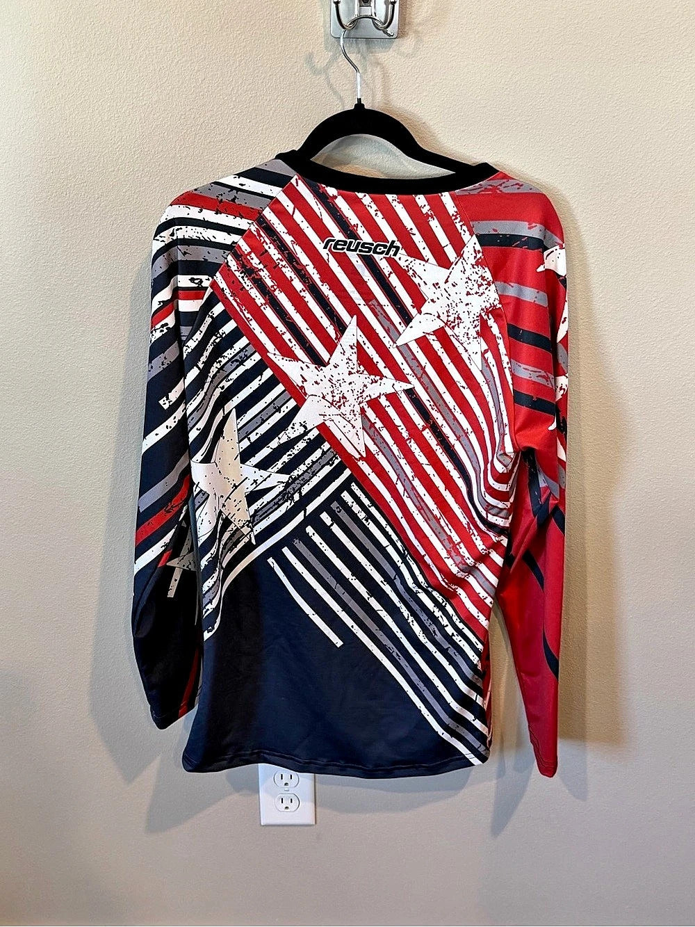 Reusch Patriot II Pro-Fit Long Sleeve Motocross Jersey Goal Red & White