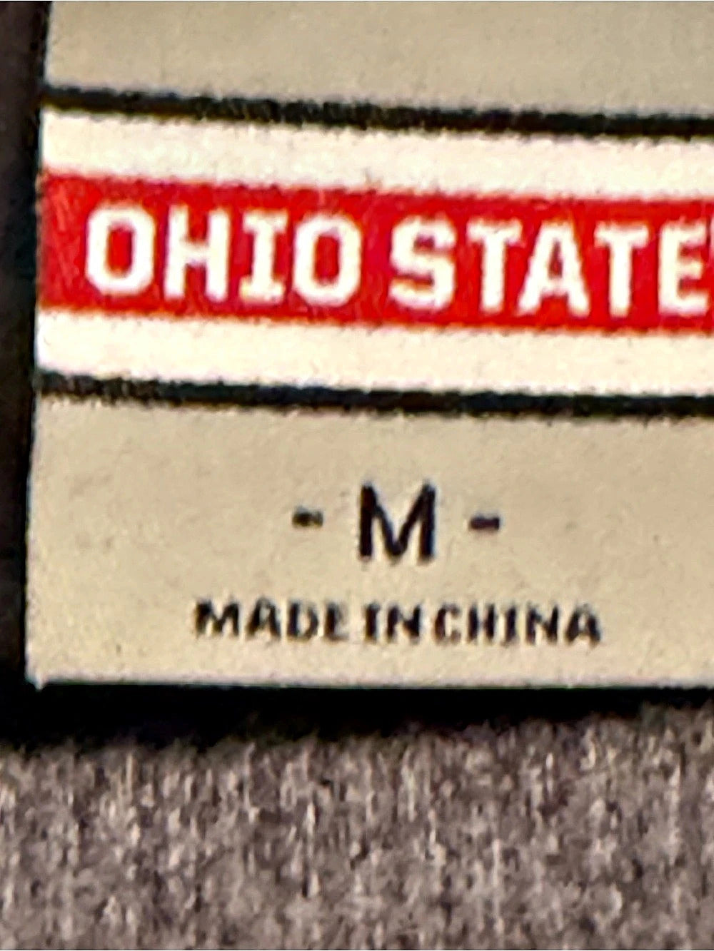 Ohio State Crewneck Gray & Red Size Men’s Medium - Women’s Large NWT!