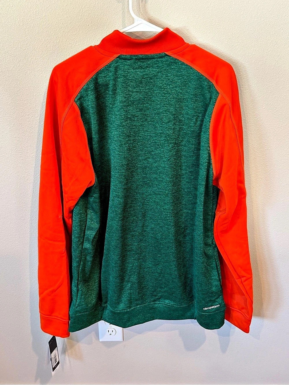 University of Miami jacket Miami Green & Orange - Men's Size Large