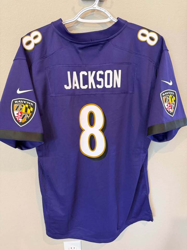 Baltimore Ravens - Lamar Jackson #8 - Youth XL