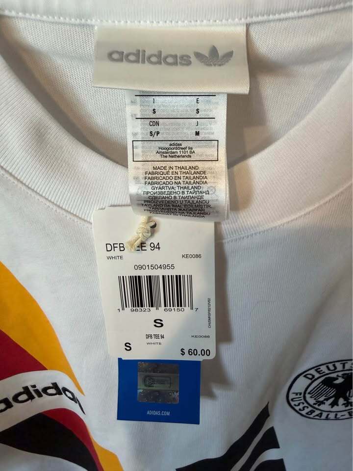 Vintage Germany DFB T-Shirt - Men's Small/Women's Med