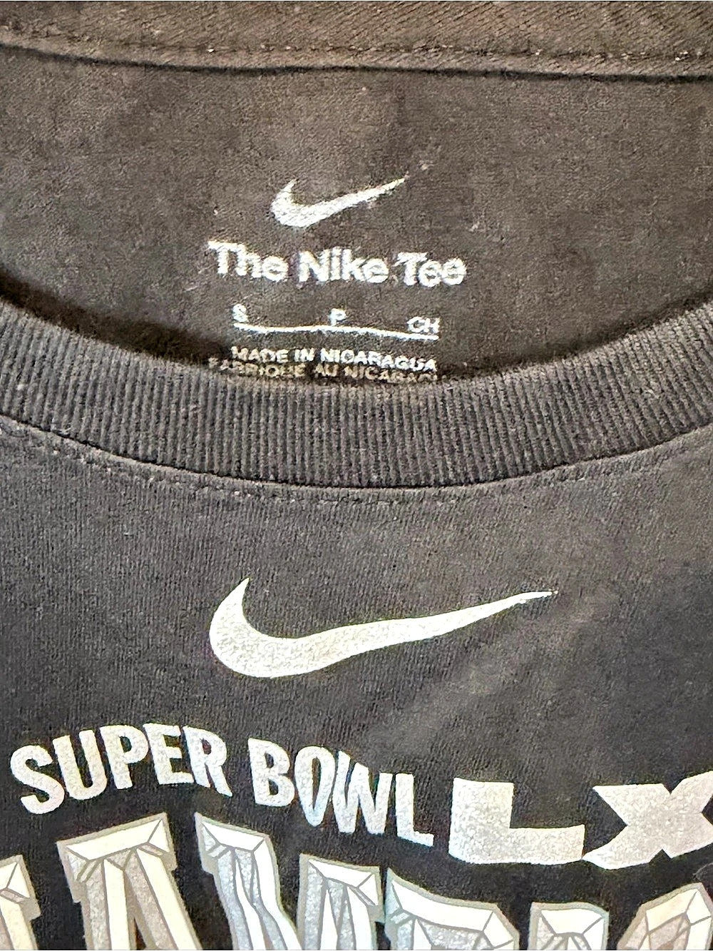 Super Bowl LX Champions Seahawks T-Shirt Black - Women’s Small- NWOT