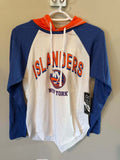 New York Islanders Long Sleeve Hooded T-Shirt - Women's Small