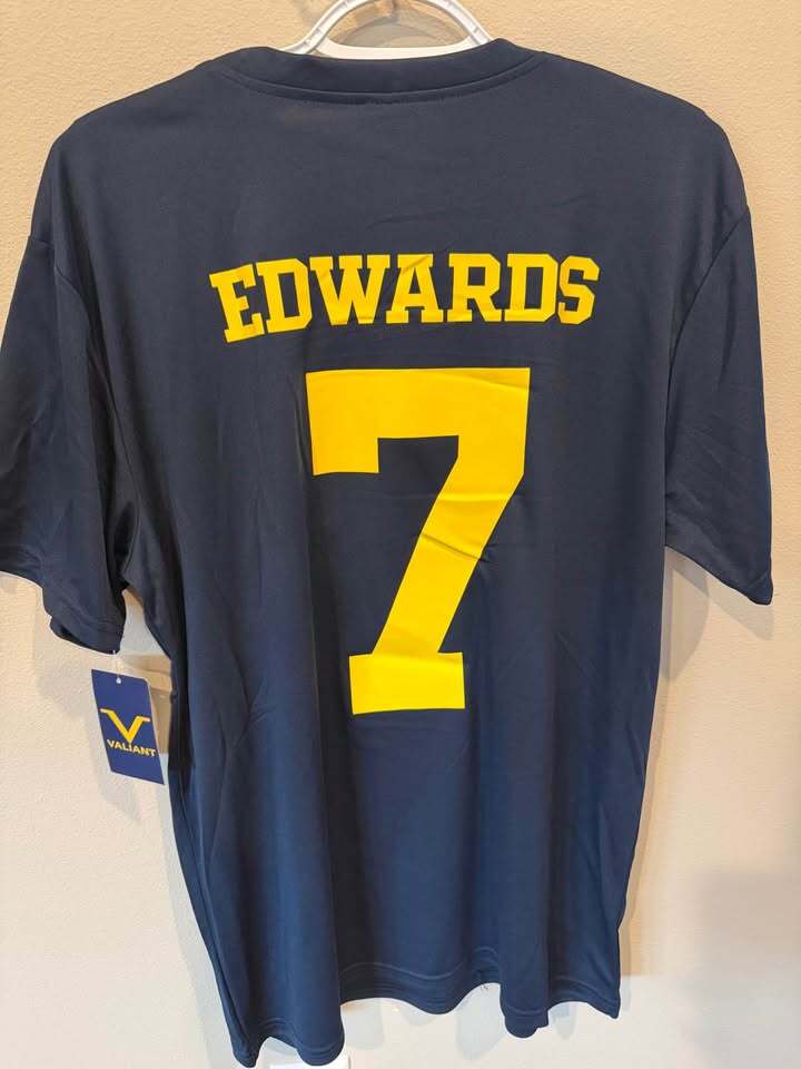 Michigan - Donovan Edwards #7 T-Shirt - Men's Large