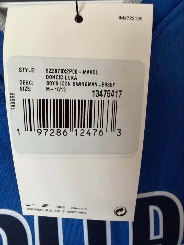 Dallas Mavericks - Luka Dončić Icon Edition Swingman - Youth Med (10/12)