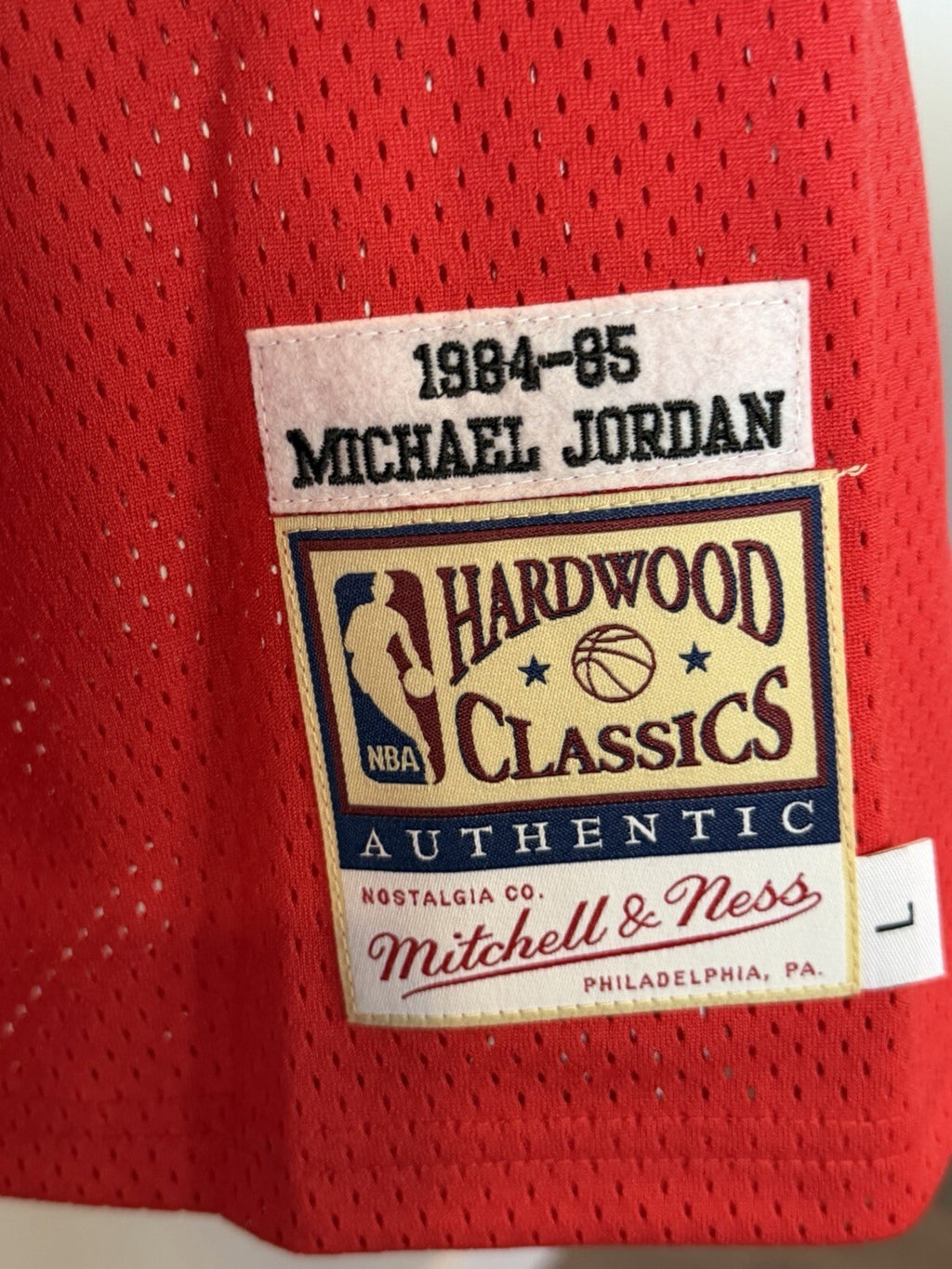 Michael Jordan Youth Large Basketball Jersey Chicago Bulls. Mitchell & Ness
