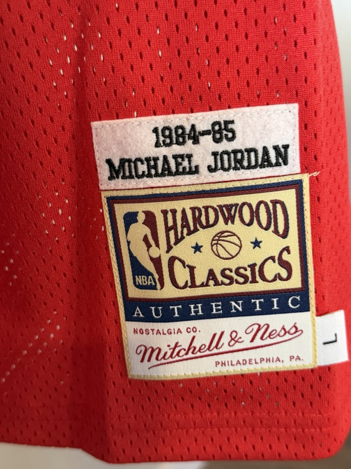 Michael Jordan Youth Large Basketball Jersey Chicago Bulls. Mitchell & Ness