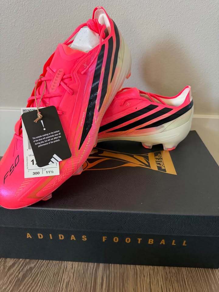 Adidas F50 Hyperfast Elite FG Soccer Cleats - Size 12