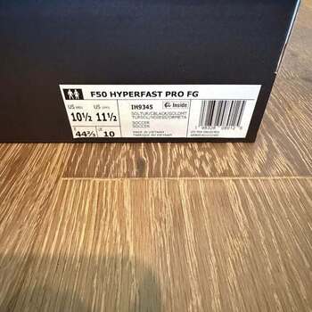 Adidas F50 Hyperfast Pro F Soccer Cleats - 10.5 Men/11.5 Women
