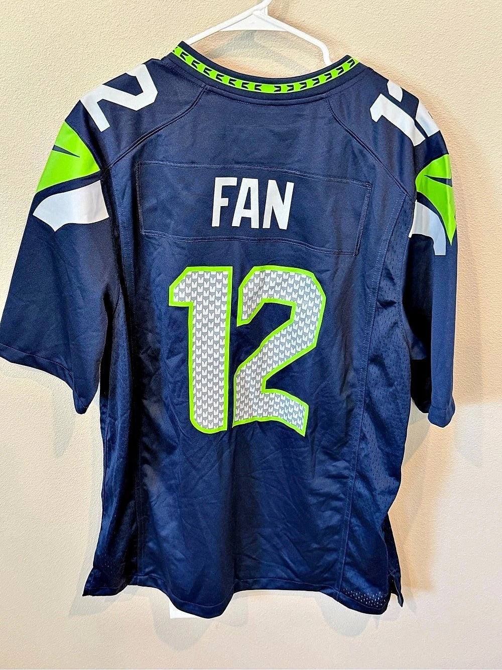 Seattle Seahawks Fan 12 Super Bowl Jersey - Unisex XXL Men's/3XL