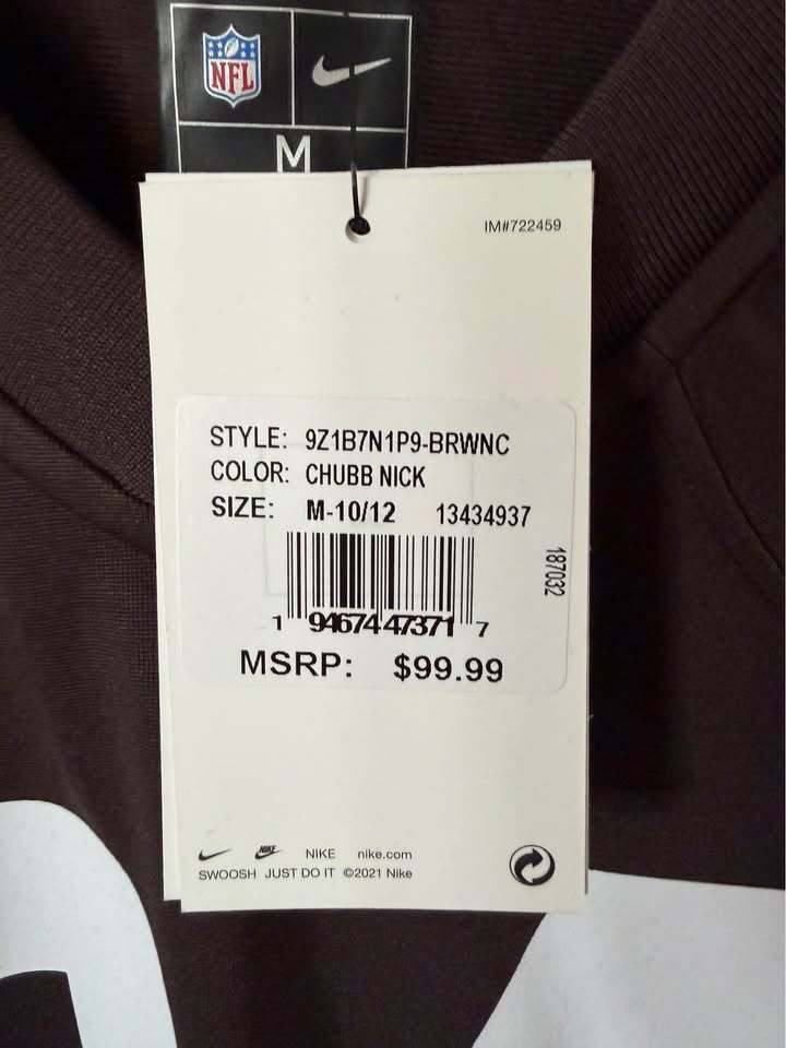 Nick Chubb #24 - Browns - Youth Medium - PRICE DROP!
