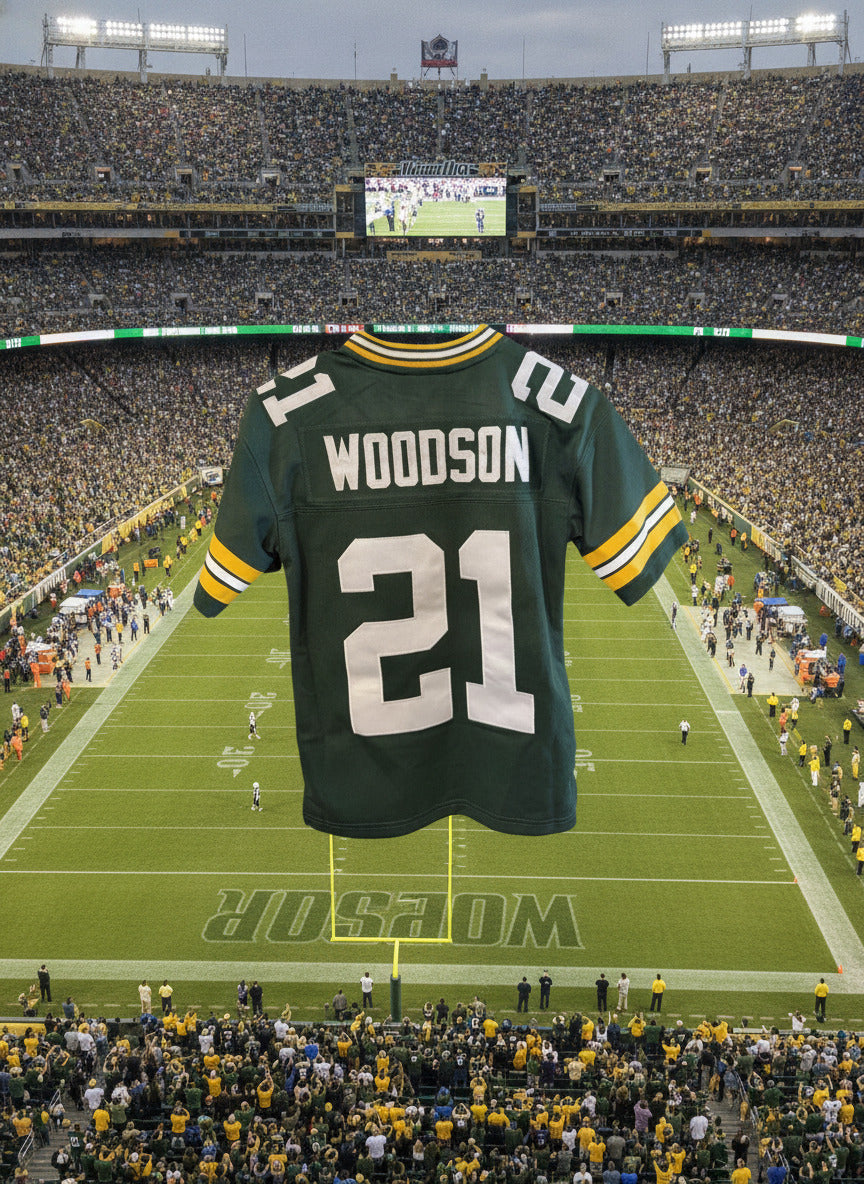 Green Bay Packers - Charles Woodson #21 - Youth Small - PRICE DROP!