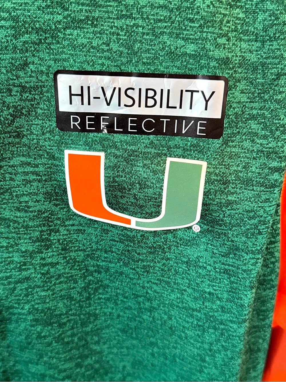 University of Miami jacket Miami Green & Orange - Men's Size Large