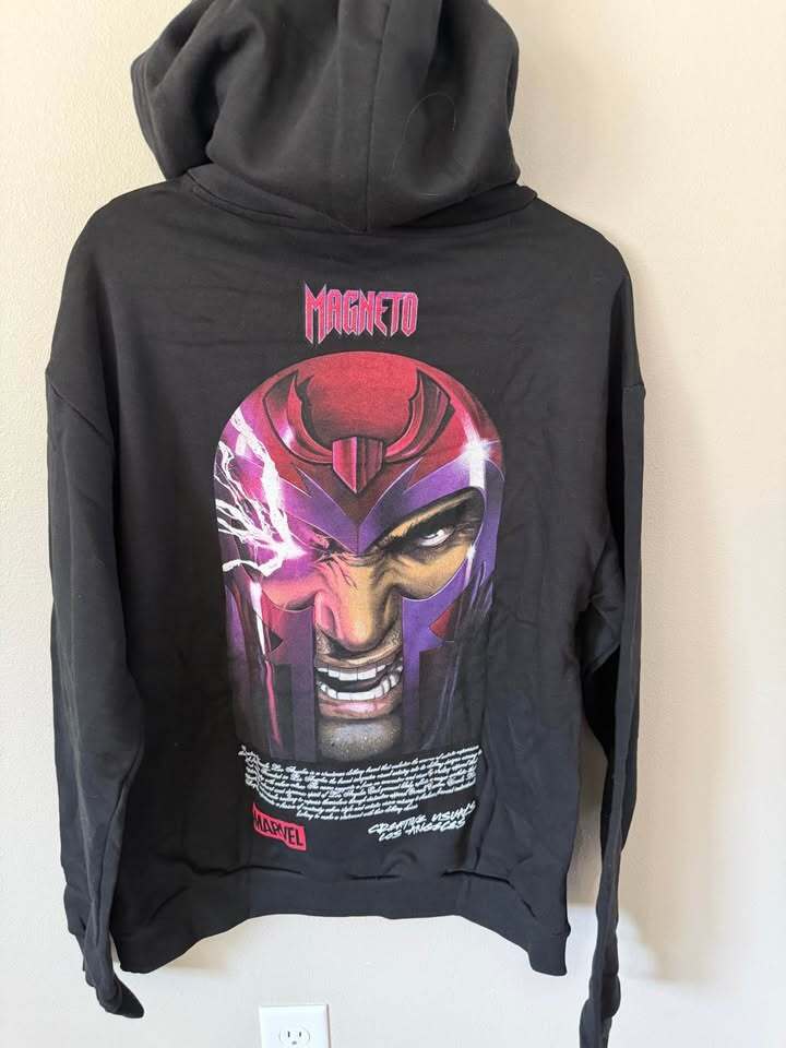 Marvel x CVLA Magneto Hoodie - Size Adult Medium - NWOT