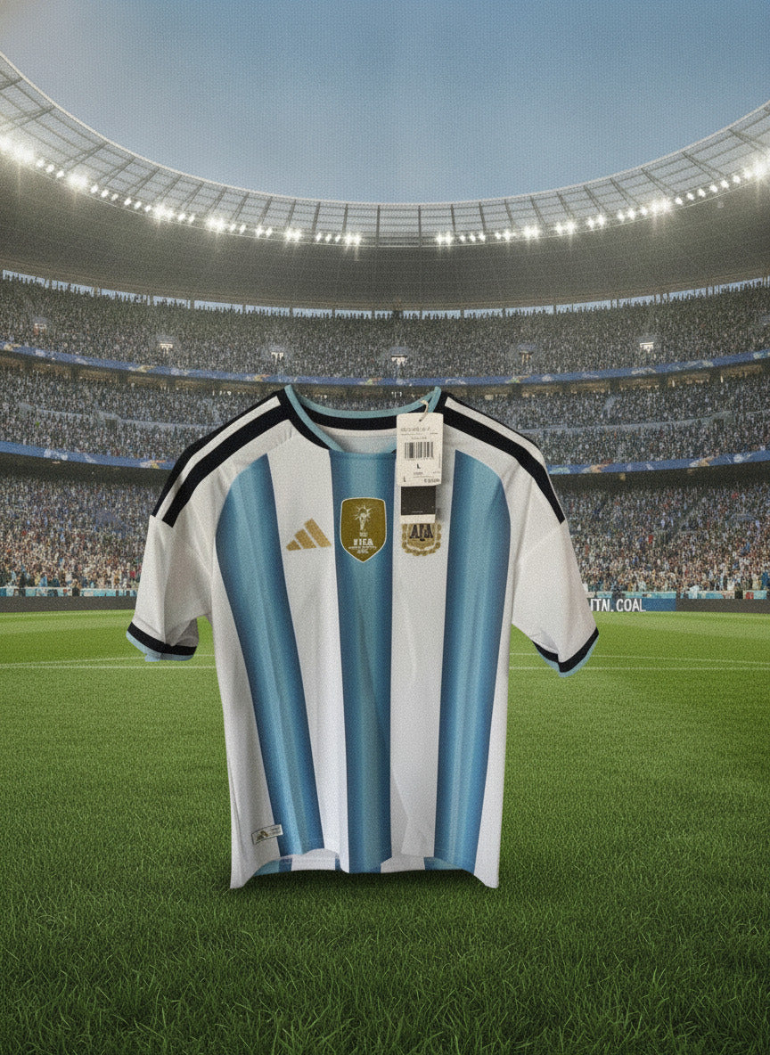 Argentina Home 2022 World Cup Champions - Youth Large (13/14)