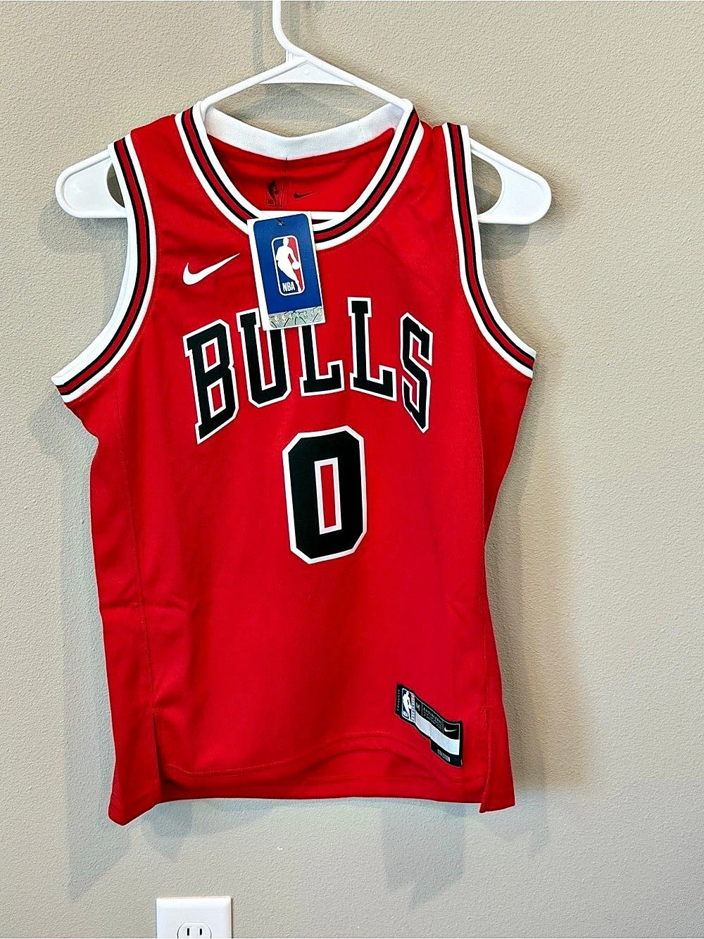 Coby White #0 - Chicago Bulls - Youth Medium