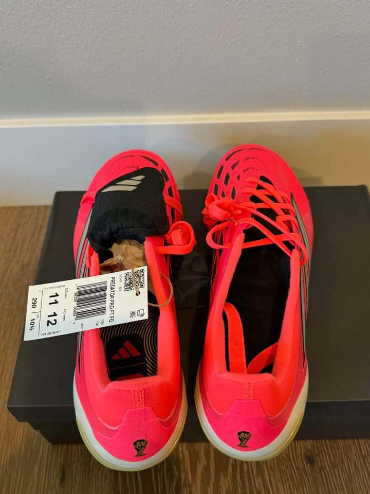 adidas Predator Pro FT FG Soccer Cleats - 11 Men/Women 12