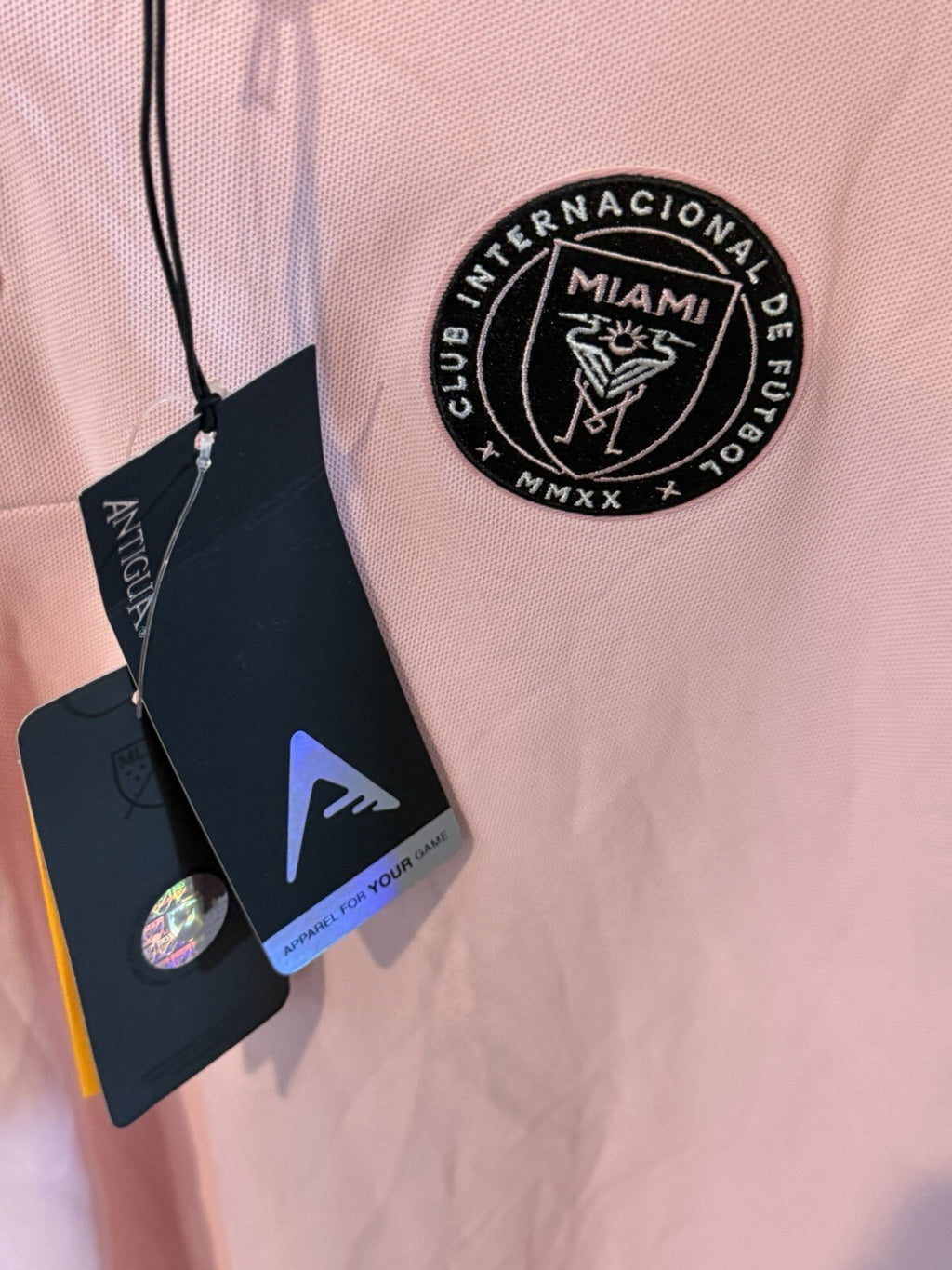 Inter Miami CF MLS - Pink Polo Shirt - Men’s Large - PRICE DROP!