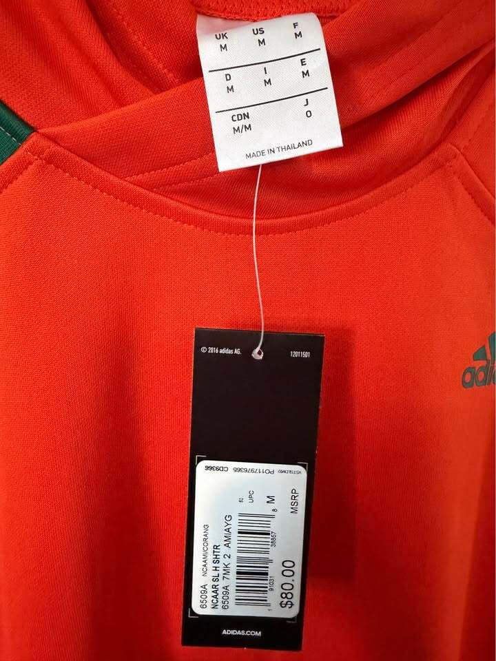 Miami Hurricanes Sleeveless Hoodie - Men's Medium